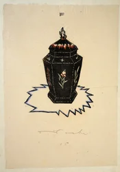 Design for an Urn, Plate 3, Book 6, illustration from 